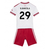 Camisa de Futebol Liverpool Bradley Barcola #29 Equipamento Secundário Infantil 2026-27 Manga Curta (+ Calças curtas)